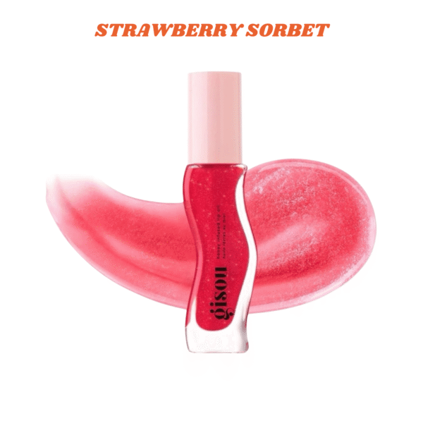 Gisou Honey Infused Hydrating Lip Oil tono Strawberry Sorbet
