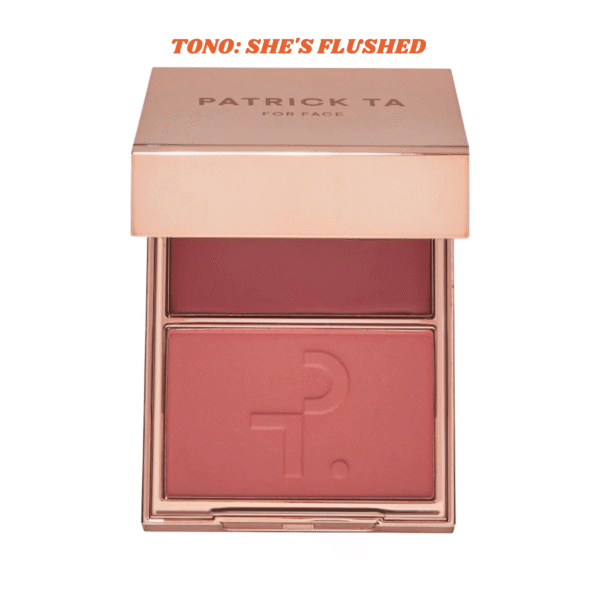 Patrick Ta Major Headlines Double-Take Creme & Powder Blush tono She's Flushed
